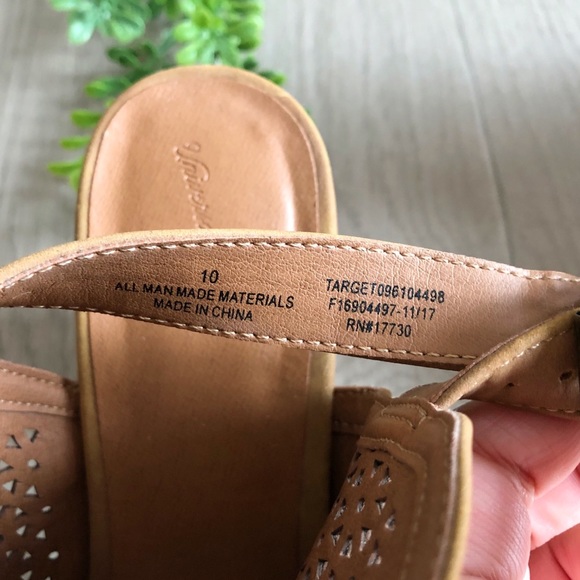 Universal Thread Sling Back Cut Out Ankle Booties - Picture 9 of 11